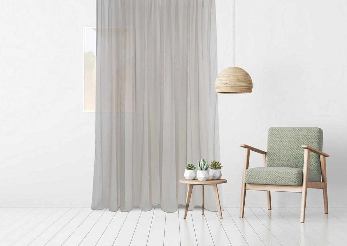 HÁLÓS FÜGGÖNY fm - fehér, Basics, textil (320cm)