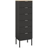 HIGHBOARD  in 40/138/42 cm  - Alufarben/Graphitfarben, Trend, Holzwerkstoff/Metall (40/138/42cm) - Stylife