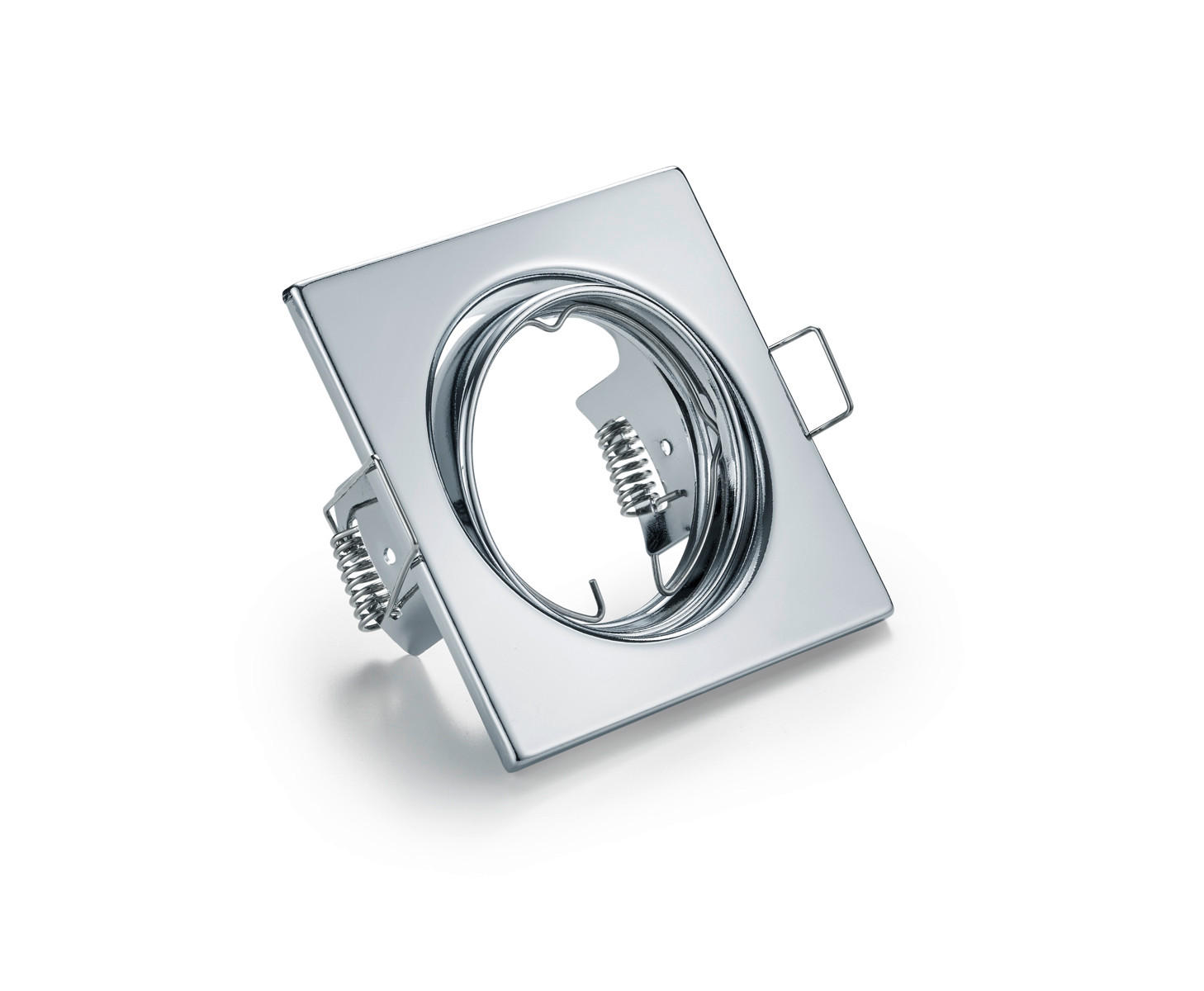 EINBAUSPOT JURA 8,0/8,0/7,0 cm - Chromfarben, KONVENTIONELL, Metall (8,0/8,0/7,0cm) - Trio Leuchten