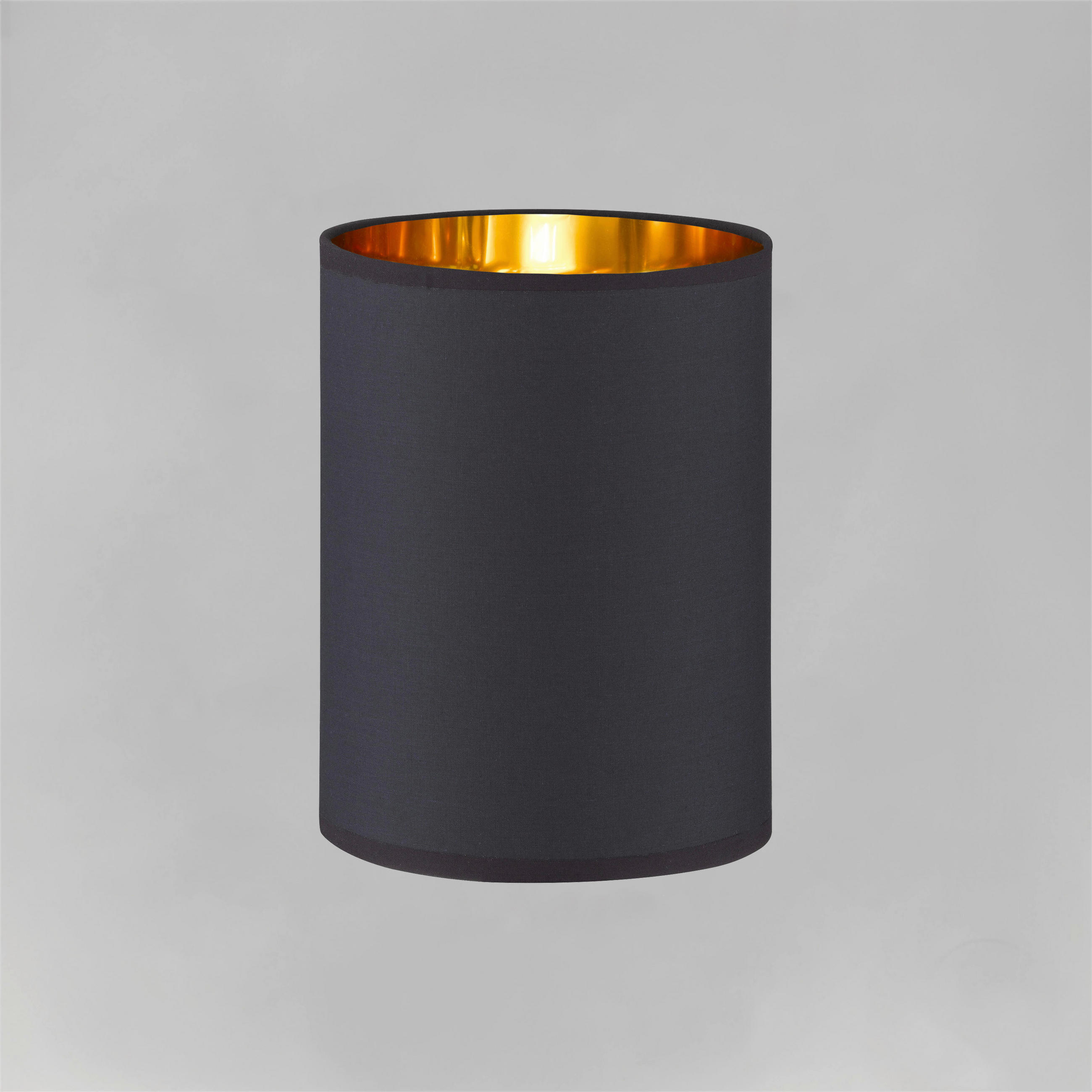 LAMPSKÄRM Modular XS 8,5/11 cm   - svart/guldfärgad, Basics, textil (8,5/11cm) - Fischer & Honsel