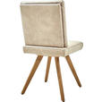 STUHL  in Mikrofaser Holz, Textil  - Eichefarben/Beige, Design, Holz/Textil (46/94/58cm) - Dieter Knoll