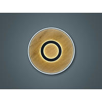 LED-DECKENLEUCHTE Heloise 63,7/3,8 cm   - Alteiche, Natur, Holz (63,7/3,8cm) - Herzblut