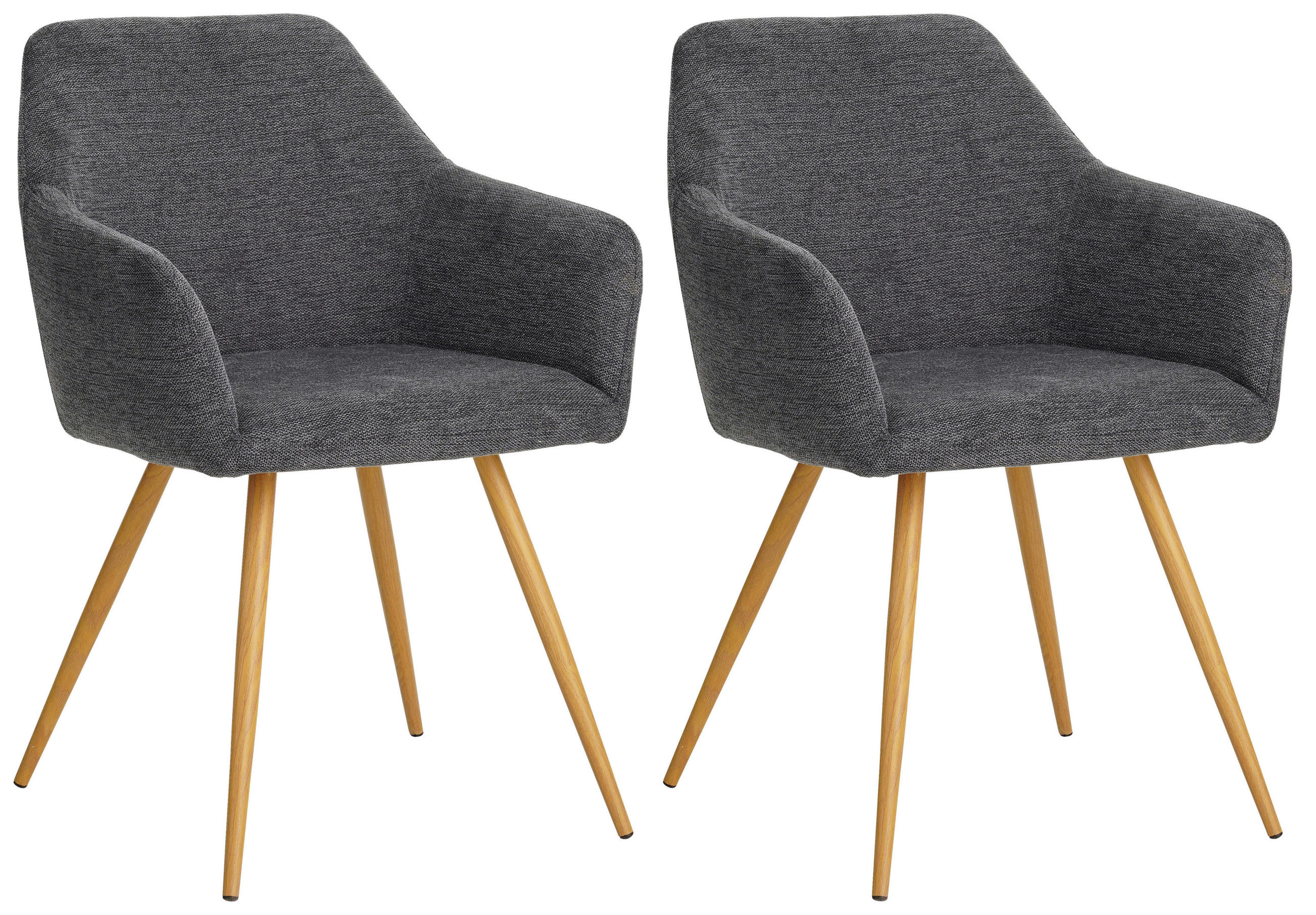 Armlehnstuhl Melinda Anthrazit