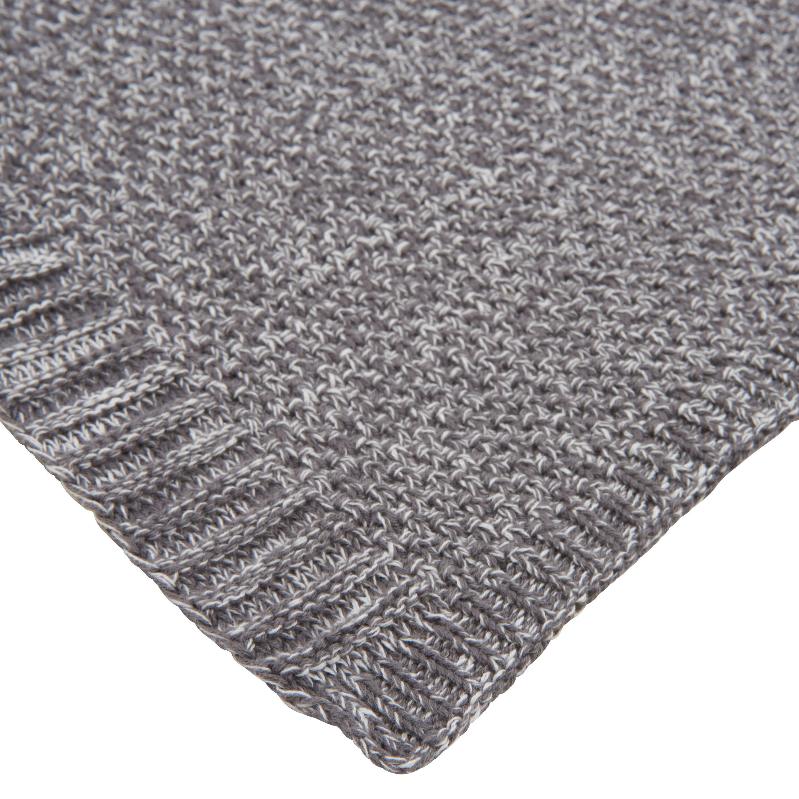 KUSCHELDECKE Coco 150/200 cm  - Anthrazit/Weiß, Natur, Textil (150/200cm) - Bio:Vio