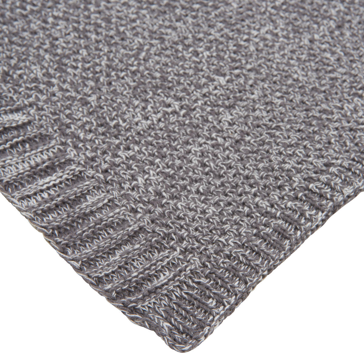 KUSCHELDECKE Coco 150/200 cm  - Anthrazit/Weiß, Natur, Textil (150/200cm) - Bio:Vio