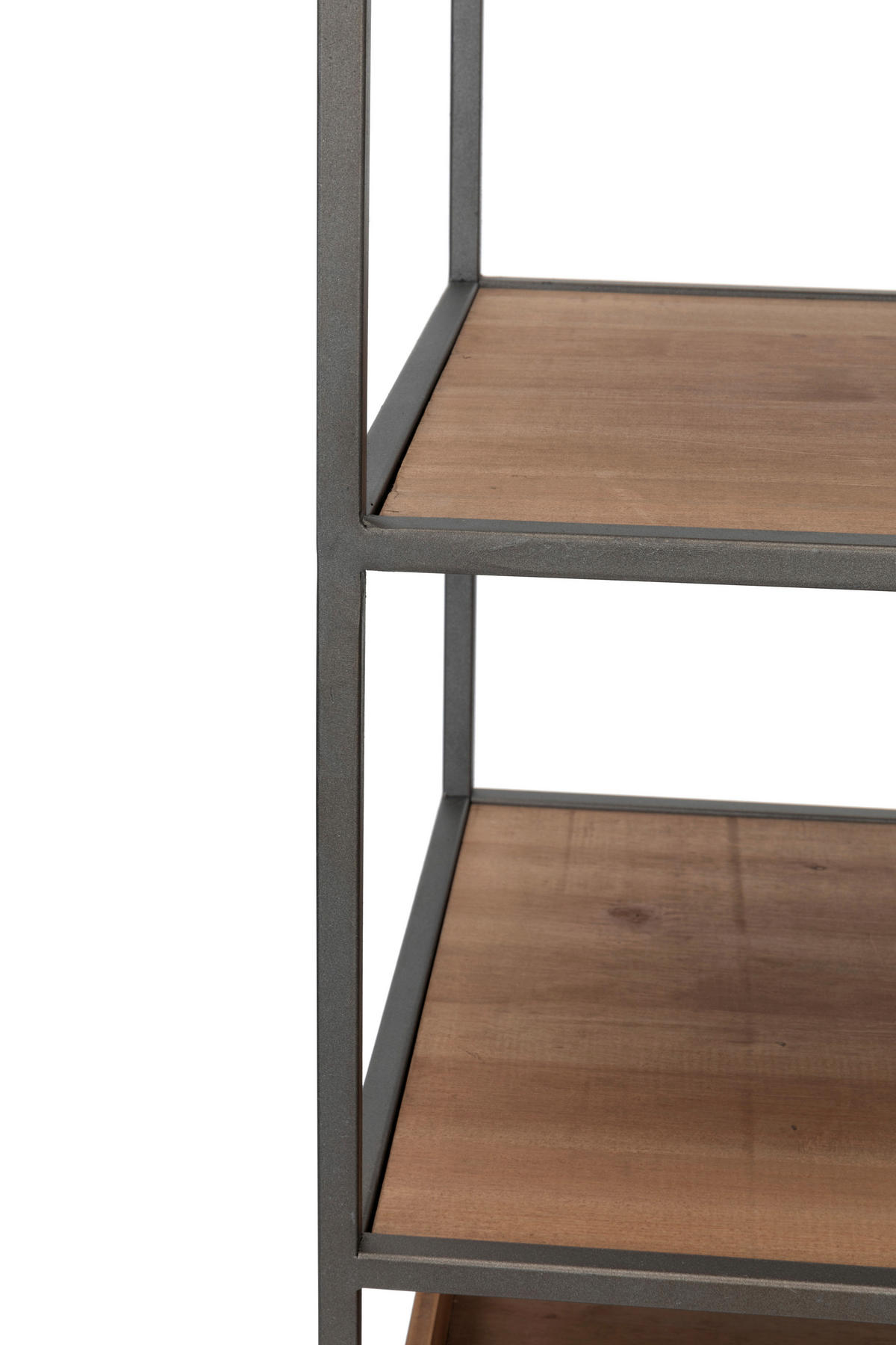 WEINREGAL  - Schwarz/Naturfarben, LIFESTYLE, Holz/Metall (51/137/39cm) - Livetastic