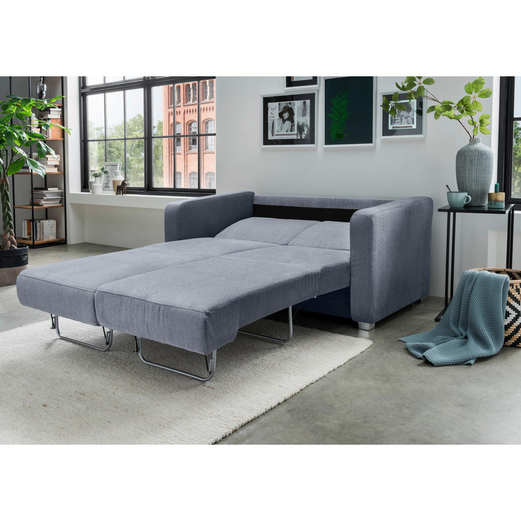 Thumbnail - Livetastic Schlafsofa Mia, Hellblau, Textil, Uni, 2-Sitzer, 159x88x87 cm, Made in EU, Stoffauswahl, Liegefunktion, einze...