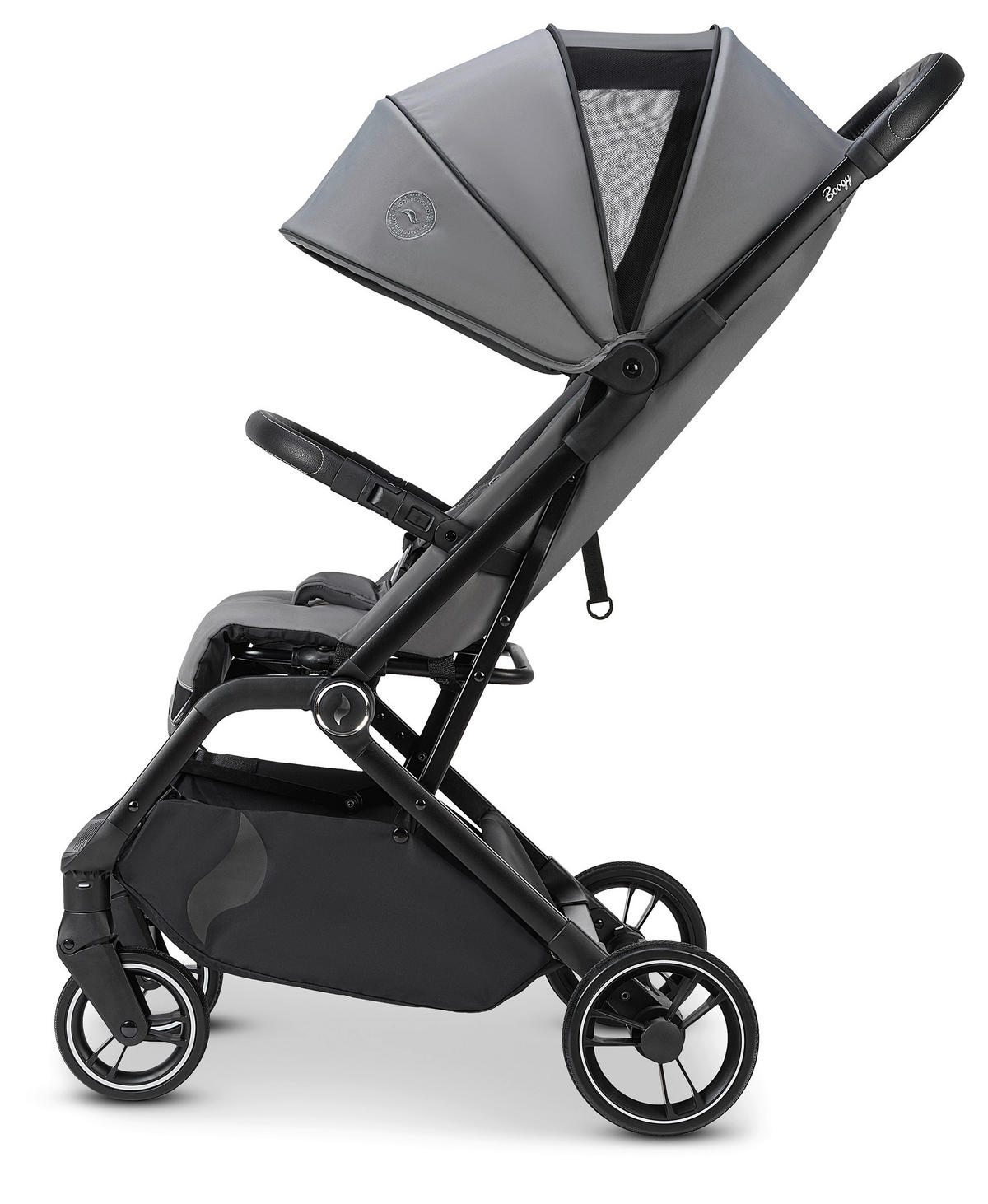 BUGGY Boogy 2 Monster  - Hellgrau/Schwarz, Basics, Textil/Metall (51/105/84,5cm) - Osann