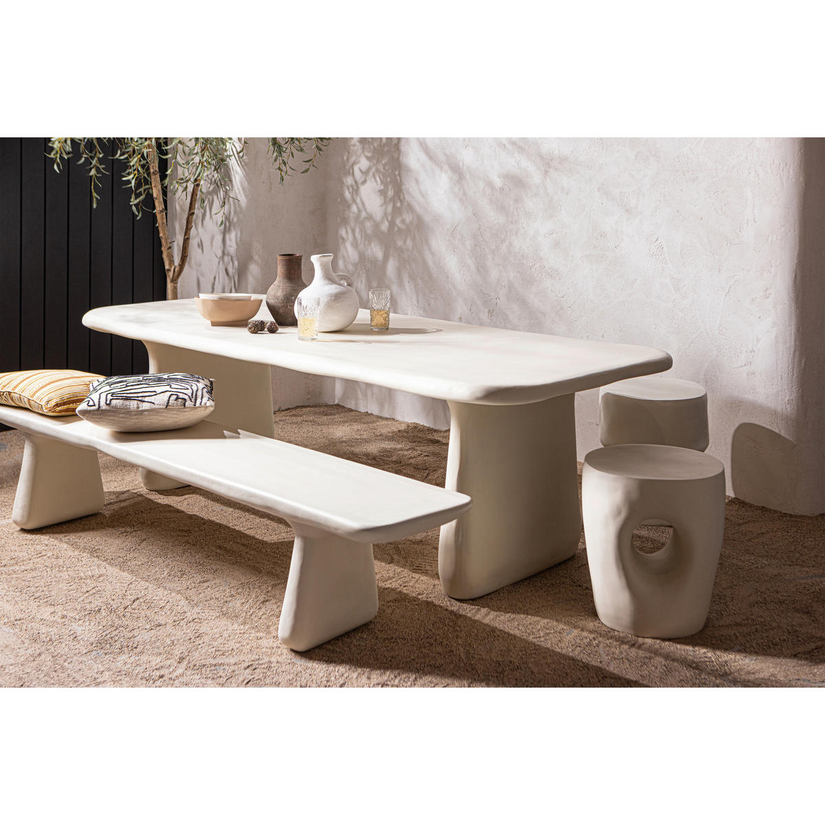 GARTENBANK 227/45/40 cm   - Naturfarben, MODERN, Kunststoff (227/45/40cm) - Livetastic