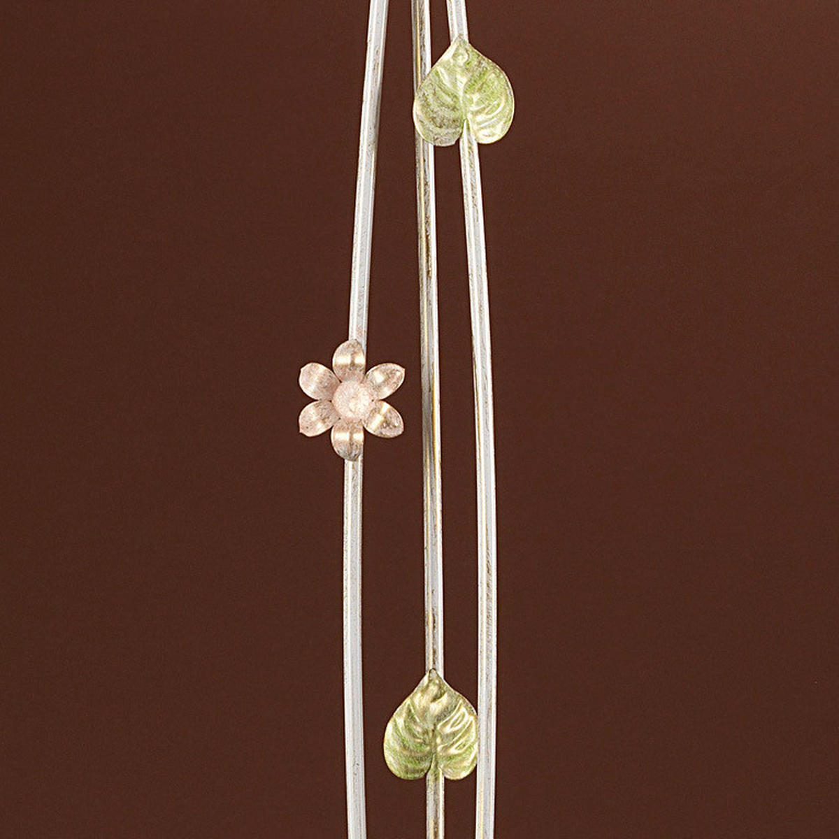 STEHLEUCHTE 42/30/168 cm    - Weiß, Natur, Glas/Metall (42/30/168cm)