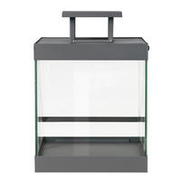 LATERNE - Grau, Design, Glas/Metall (20,5/30,5/21cm) - Blomus