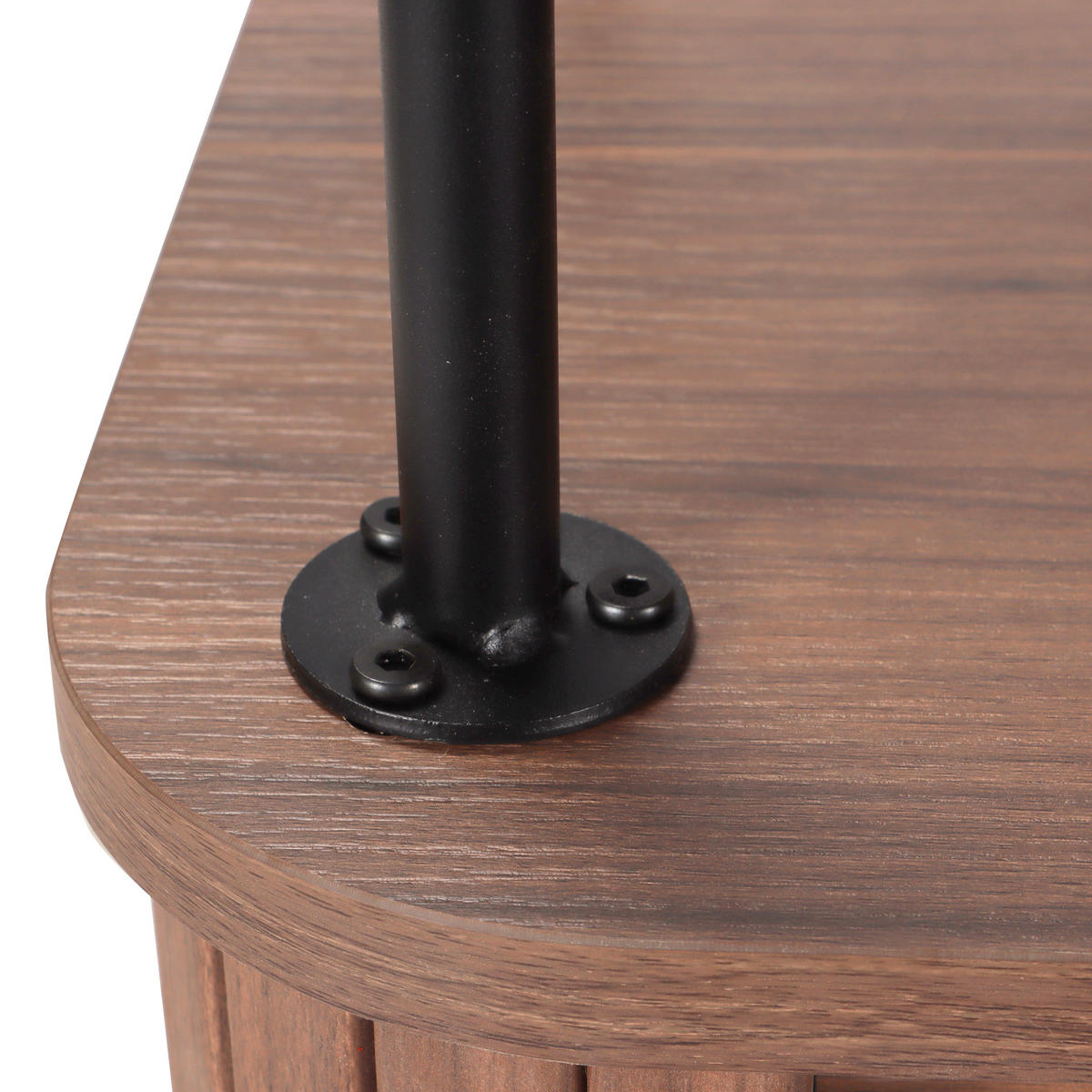 LOWBOARD  in 150/55/40 cm  - Walnussfarben/Schwarz, Design, Holzwerkstoff/Metall (150/55/40cm) - Livetastic