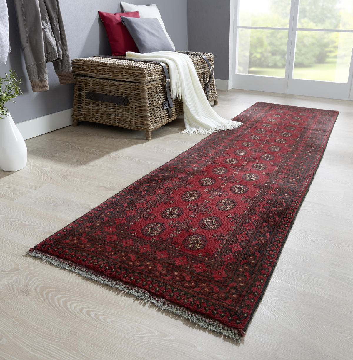 ORIENTTEPPICH 80/300 cm Afghan Classic  - Multicolor, Lifestyle (80/300cm) - Cazaris