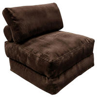 SCHLAFSESSEL Cord Braun Rückenkissen  - Braun, KONVENTIONELL, Textil (85/80/85cm) - Xora