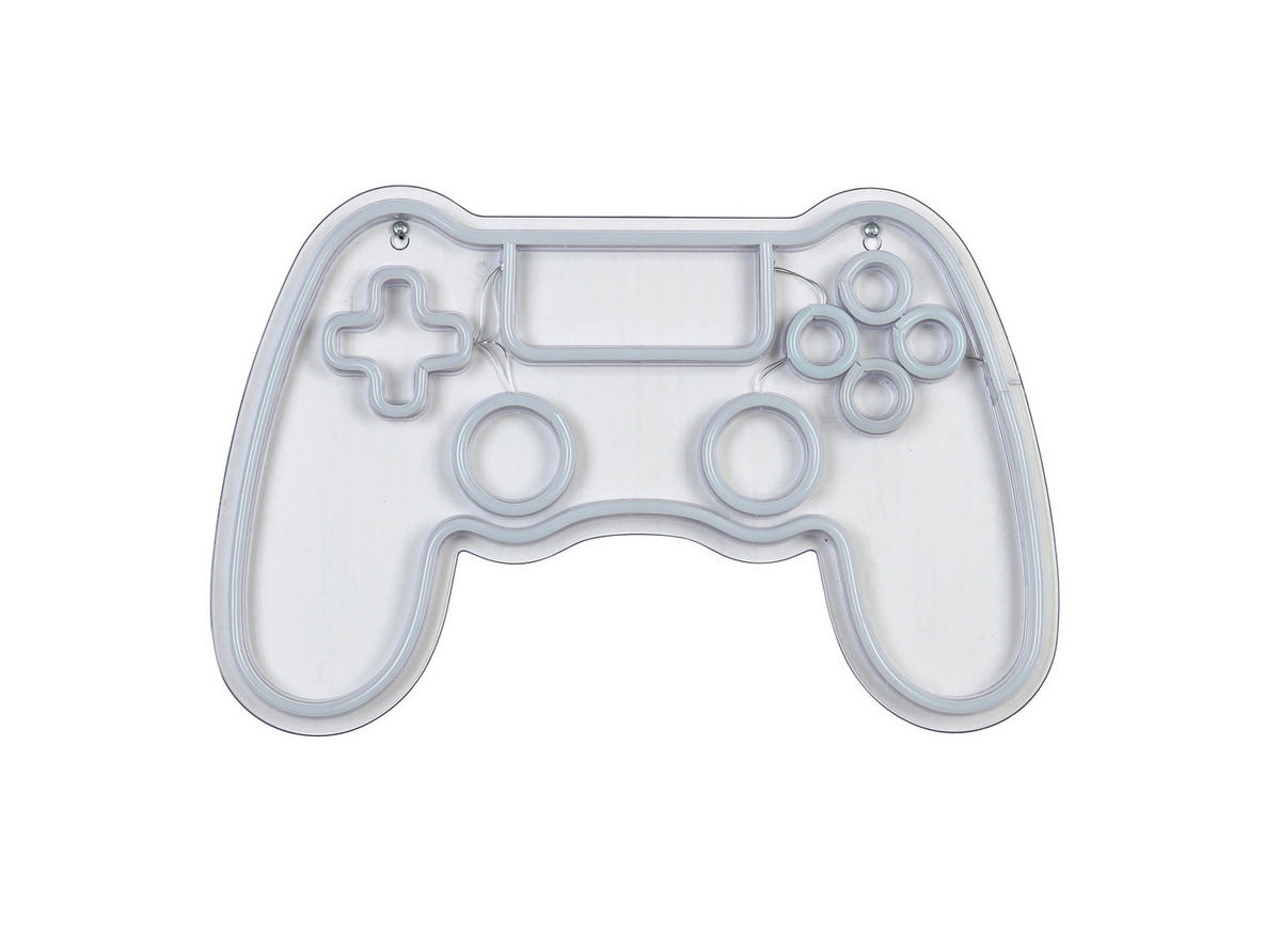 LED FALILÁMPA - áttetsző/fehér, Trend, műanyag (40/25/1,3cm) - Boxxx