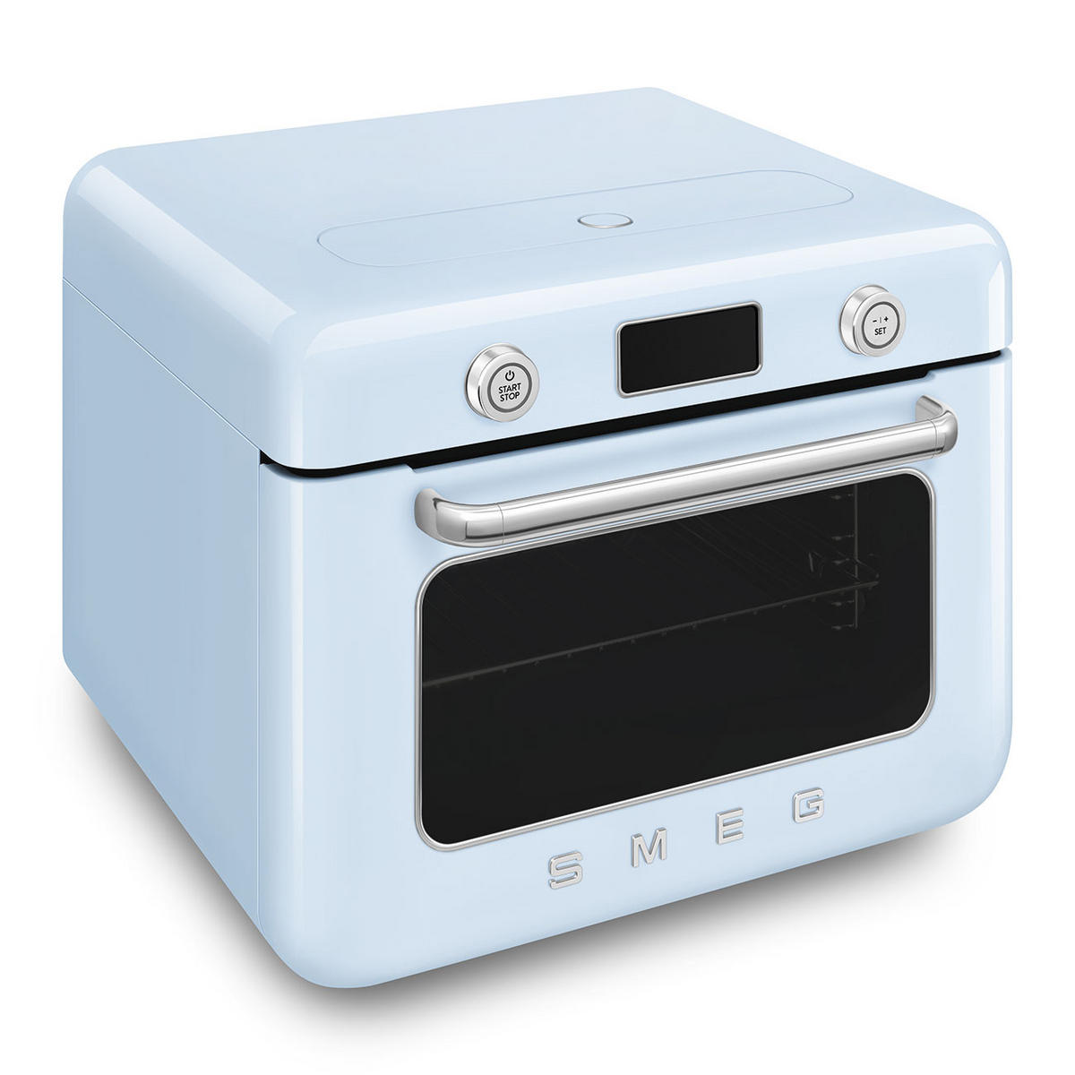 MINIBACKOFEN 50´s Style  - Pastellblau, Basics, Metall (50/40/51cm) - SMEG