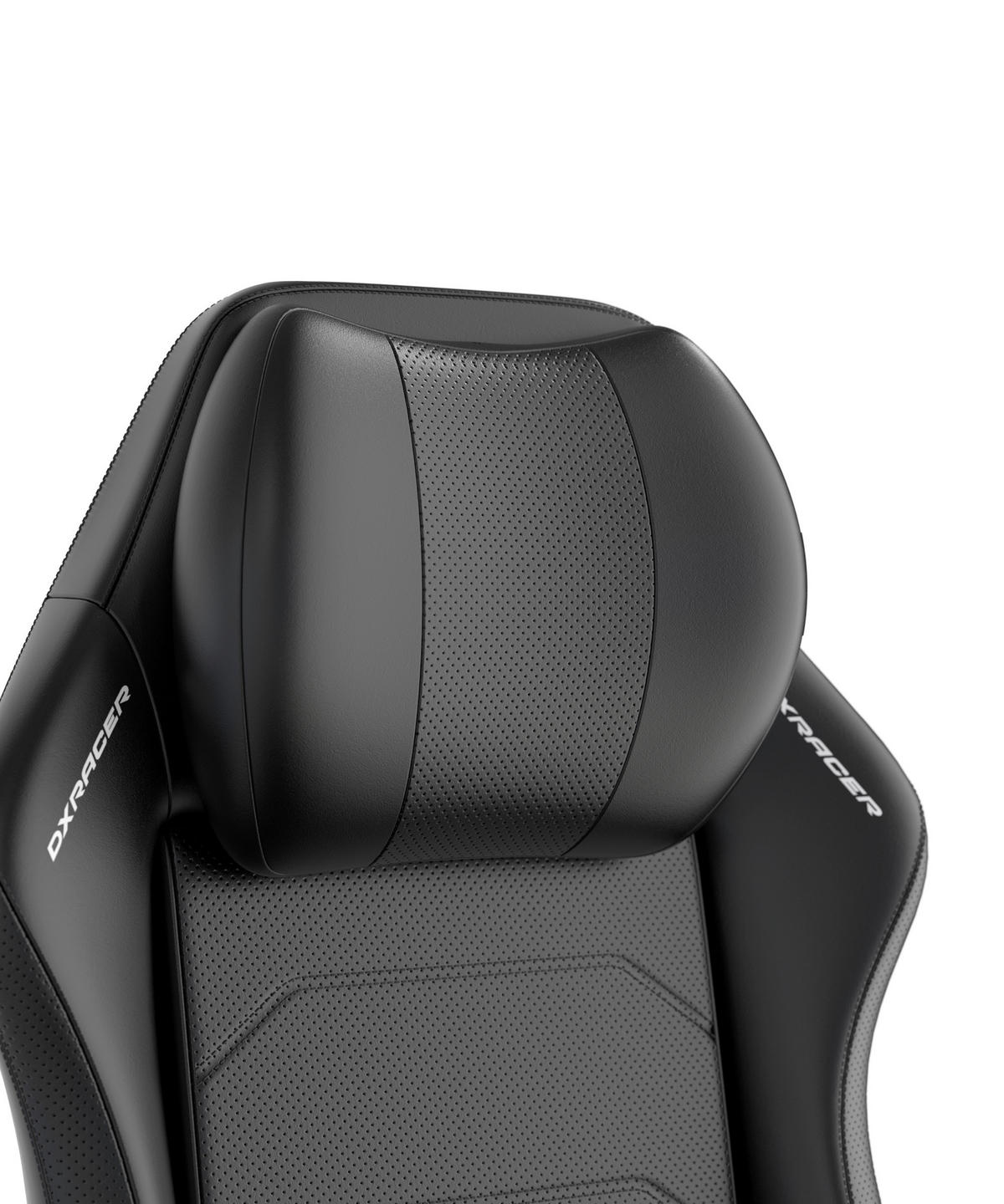 GAMINGSTUHL  in Lederlook Schwarz  - Schwarz, KONVENTIONELL, Textil/Metall (70/133/70cm) - Dxracer