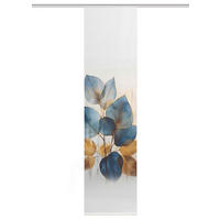 FLÄCHENVORHANG   blickdicht  60/245 cm   - Blau/Weiß, LIFESTYLE, Textil (60/245cm)