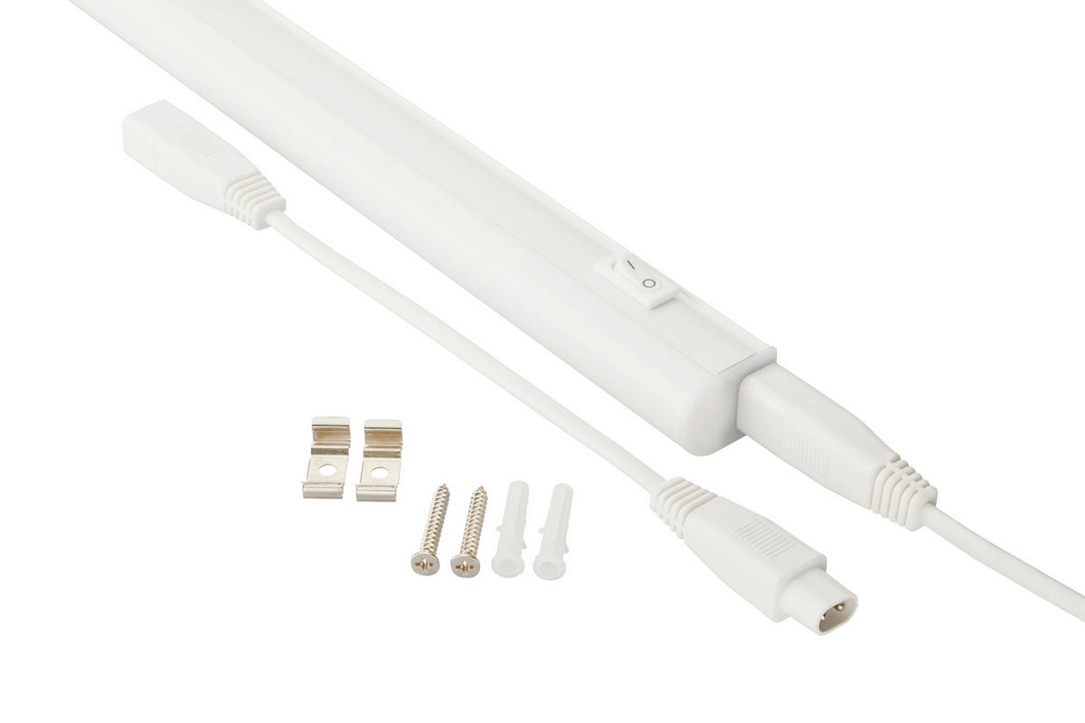 UNTERBAULEUCHTE 118,7/3/2,2 cm   - Weiß, KONVENTIONELL, Kunststoff (118,7/3/2,2cm)