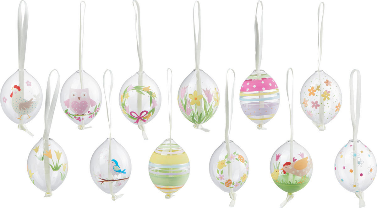 DEKOEIER - Klar/Multicolor, LIFESTYLE, Glas (5/6cm)