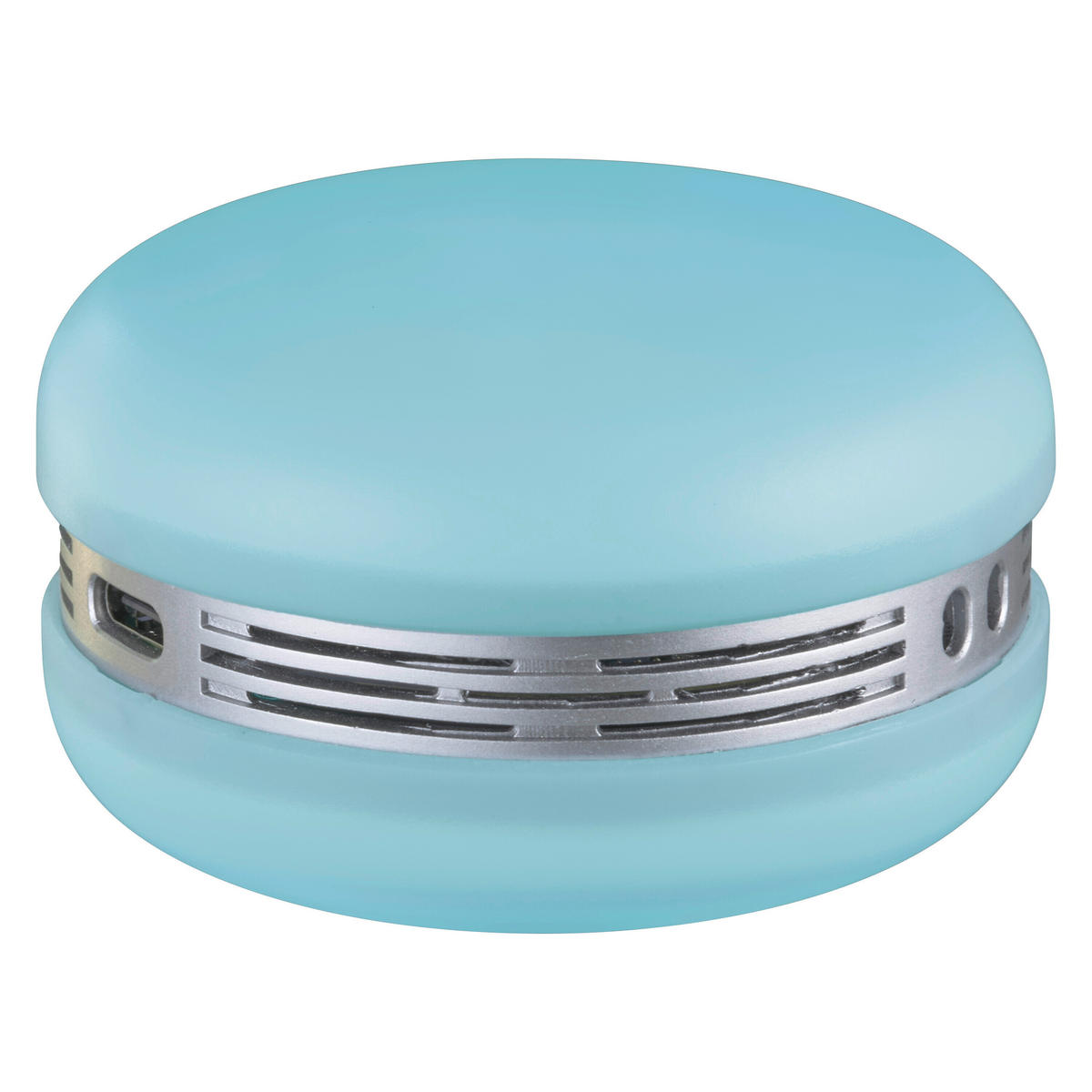 STIMMUNGSLEUCHTER Macaron 6,6/4 cm  - Blau, Design, Kunststoff (6,6/4cm) - Osram
