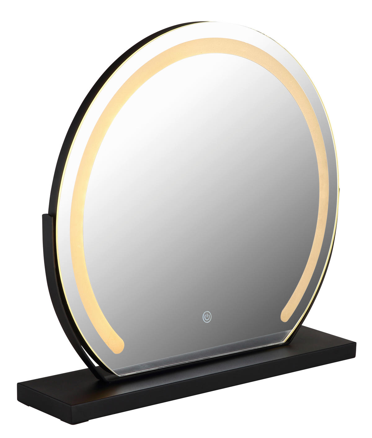 ZRKADLO S OSVETLENÍM, 52/48,5/12 cm - Basics, kov/plast (52/48,5/12cm) - Globo
