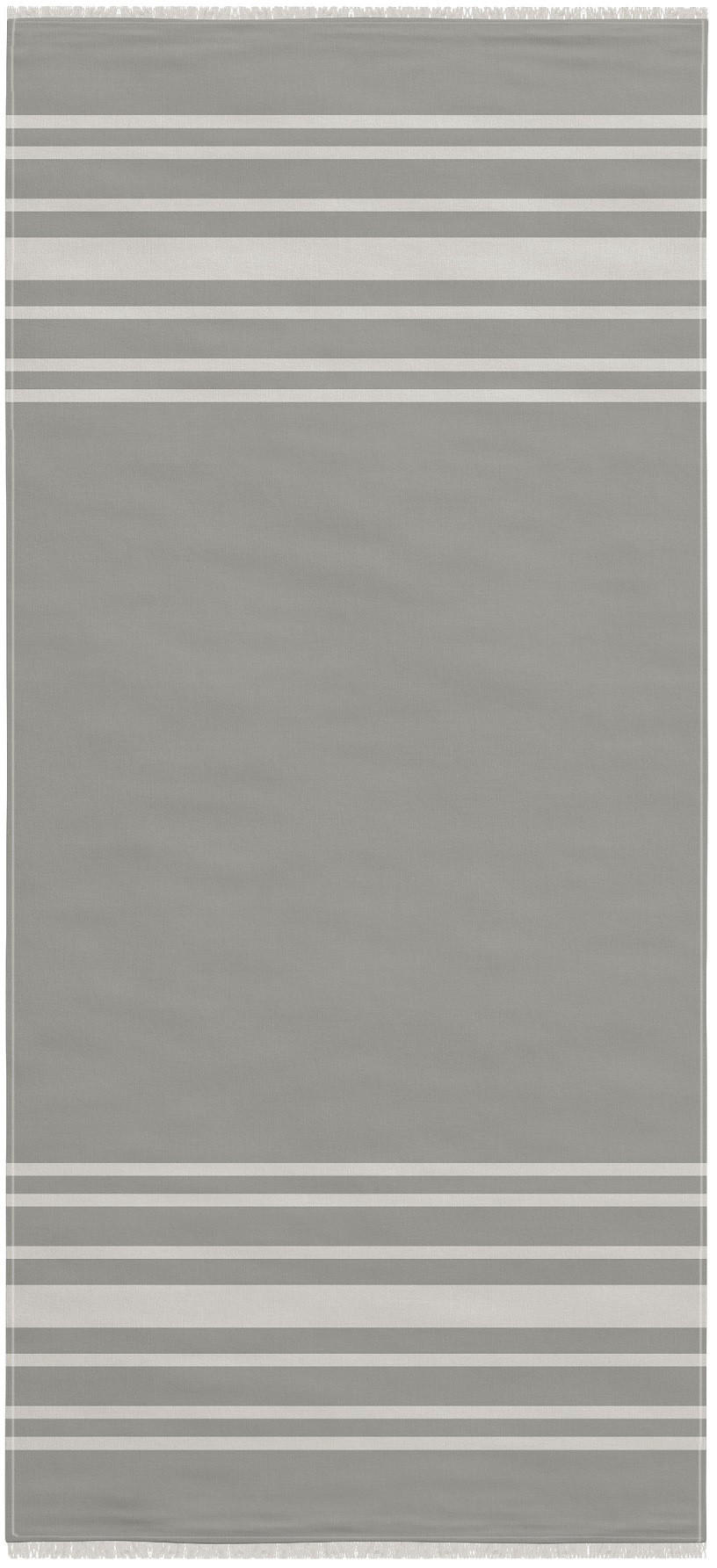 PEŠKIR ZA HAMAM PESHTEMAL  siva 80/180 cm  - siva, Osnovno, tekstil (80/180cm) - Esposa