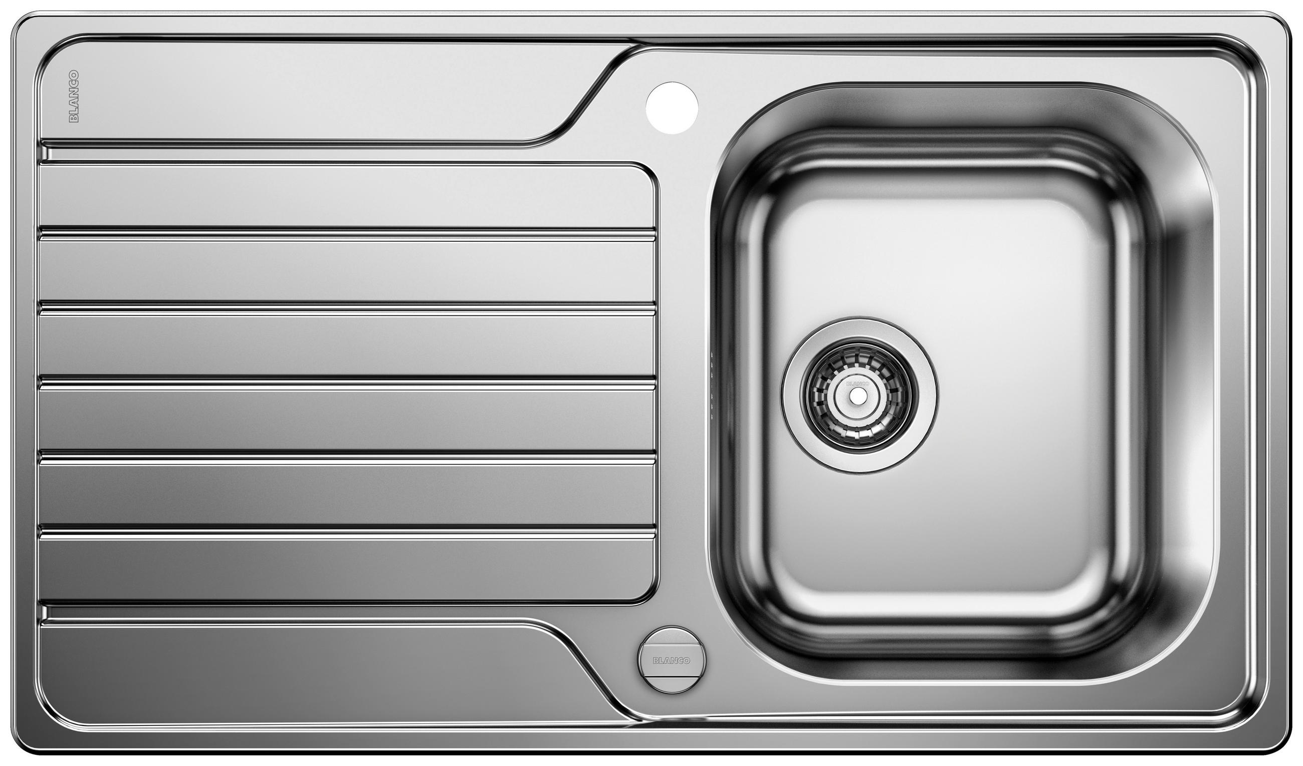 SPÜLE 523378  - Edelstahlfarben, Basics, Metall (86/19,5/50cm) - Blanco