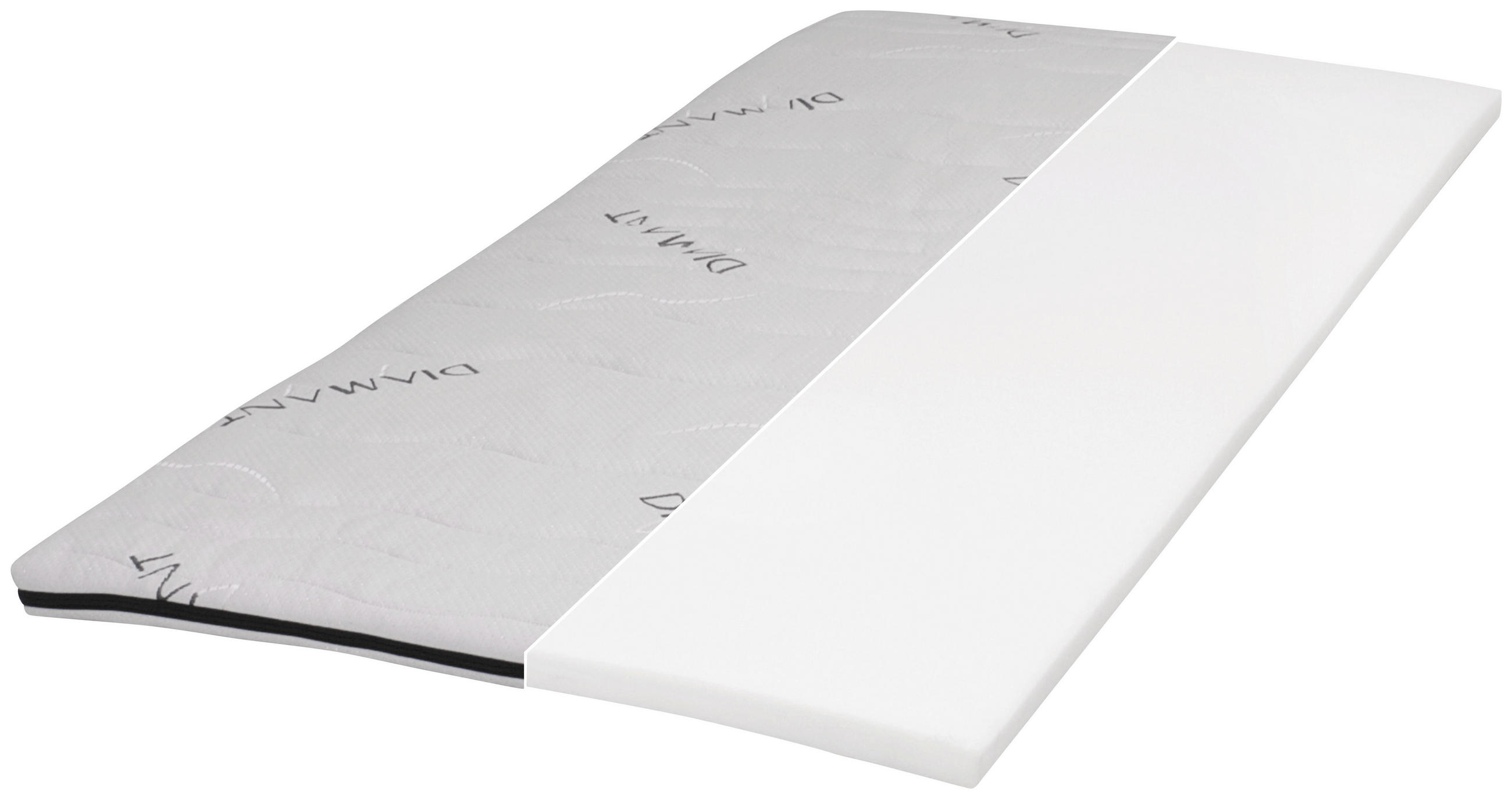 Matratzen Xlutz Topper 90 200 Cm Kaltschaumkern Weiß Design Textil 200cm