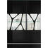 HIGHBOARD - Chromfarben/Schwarz, Design, Glas/Holzwerkstoff (110/158/42cm) - Leonardo