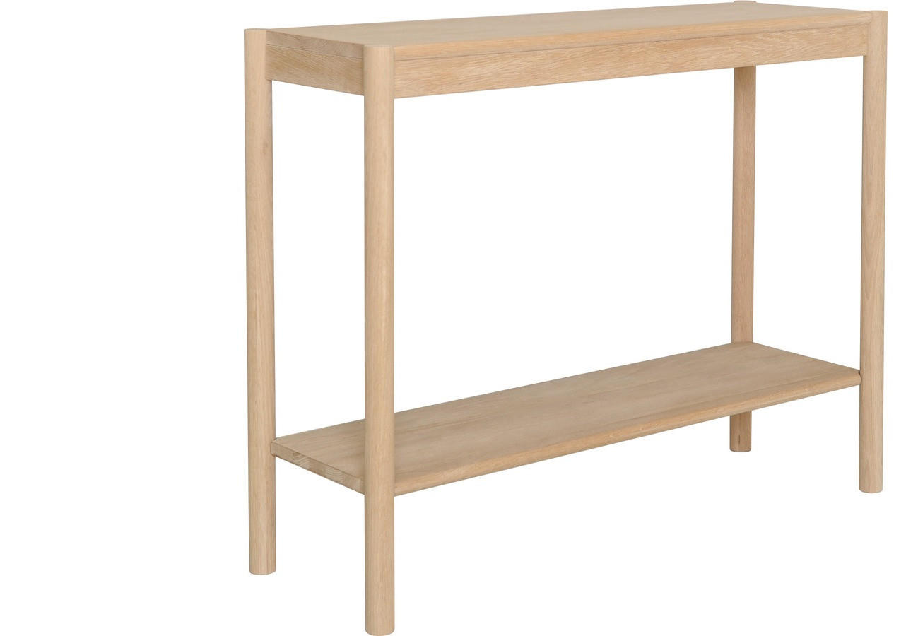 KONSOLBORD i trä   100/80/35 cm  - vit/ekfärgad, trä (100/80/35cm) - Best Price