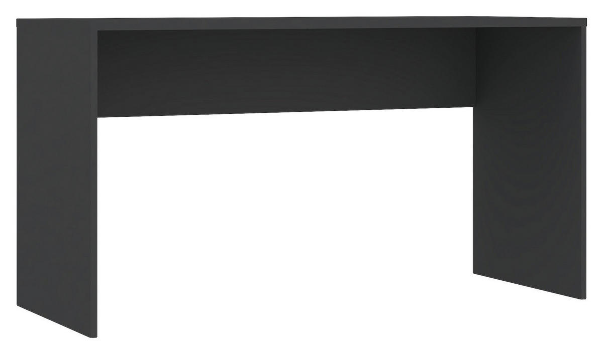 SCHREIBTISCH 135/73/54,4 cm  in Anthrazit  - Anthrazit, Konventionell, Holzwerkstoff (135/73/54,4cm) - Hom`in