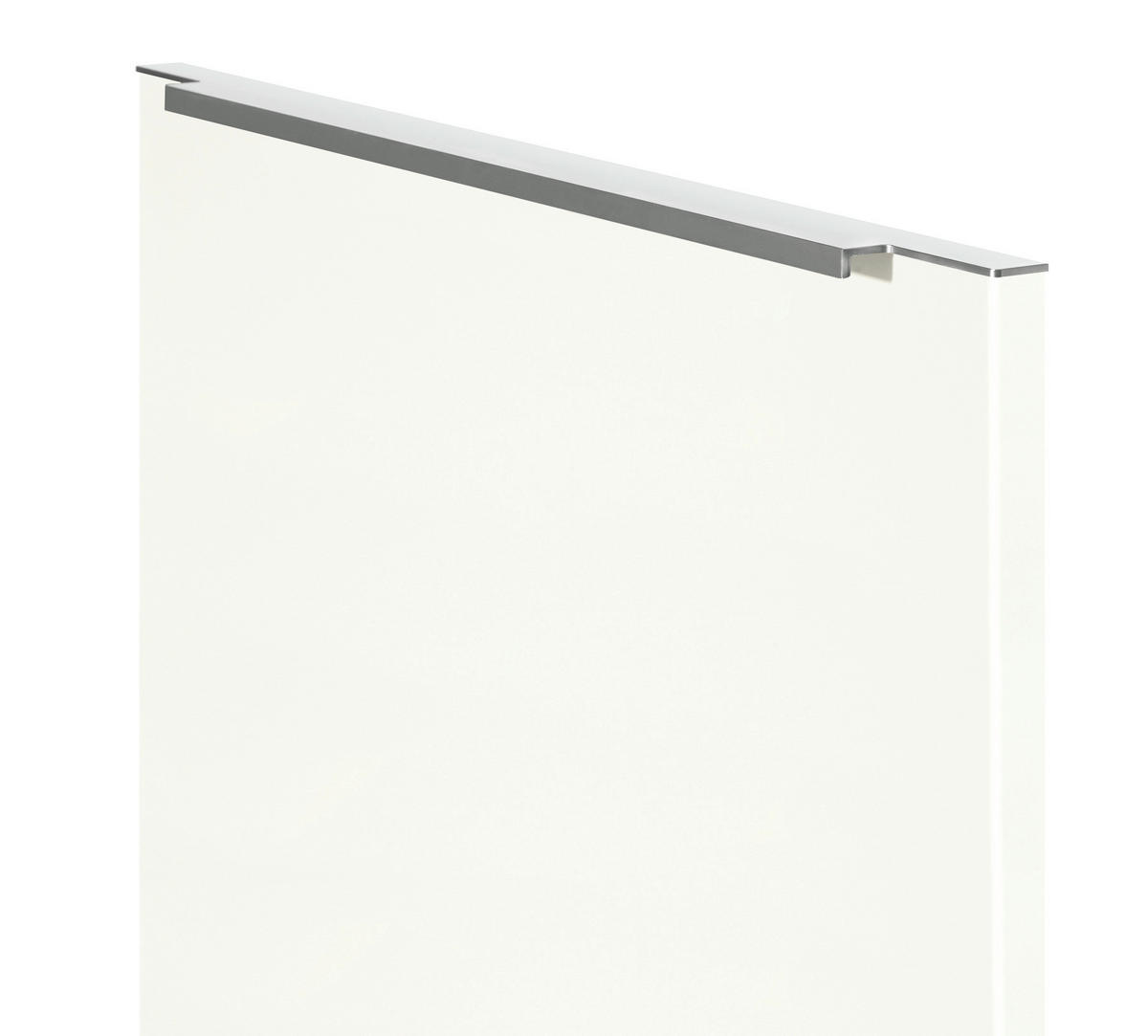 BADEZIMMER  in 61 cm  - Edelstahlfarben/Weiß, MODERN, Holzwerkstoff/Stein (61cm) - Nobilia