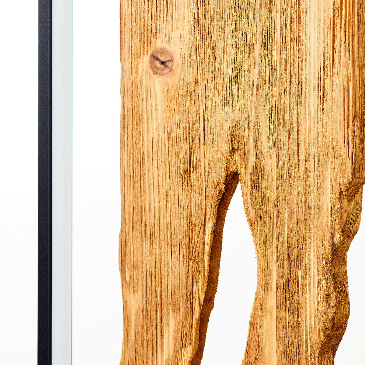 LED-STEHLEUCHTE 33/18/120 cm    - Schwarz/Braun, Design, Holz/Metall (33/18/120cm) - Brilliant