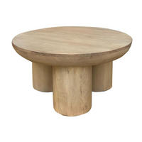 COUCHTISCH Mangoholz vollmassiv 70/35/70 cm rund Naturfarben  - Naturfarben, KONVENTIONELL, Holz (70/35/70cm) - Livetastic
