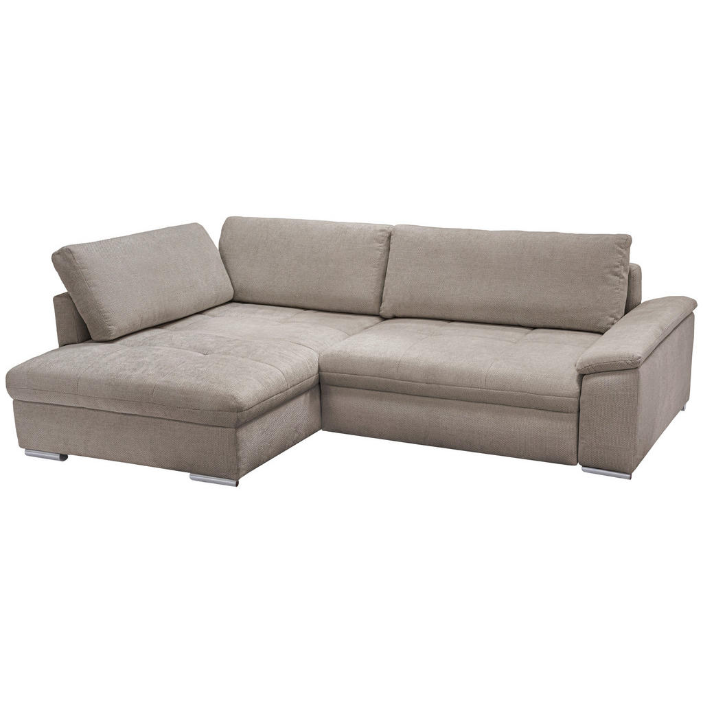 Thumbnail - Livetastic Ecksofa Casa Grande, Hellbraun, Textil, 3-Sitzer, Füllung: Schaumstoffflocken,Schaumstoffflocken, seitenverke...