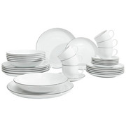 Porzellan KOMBISERVICE 30-teilig - Schwarz/Weiß, Basics, Keramik - Seltmann Weiden