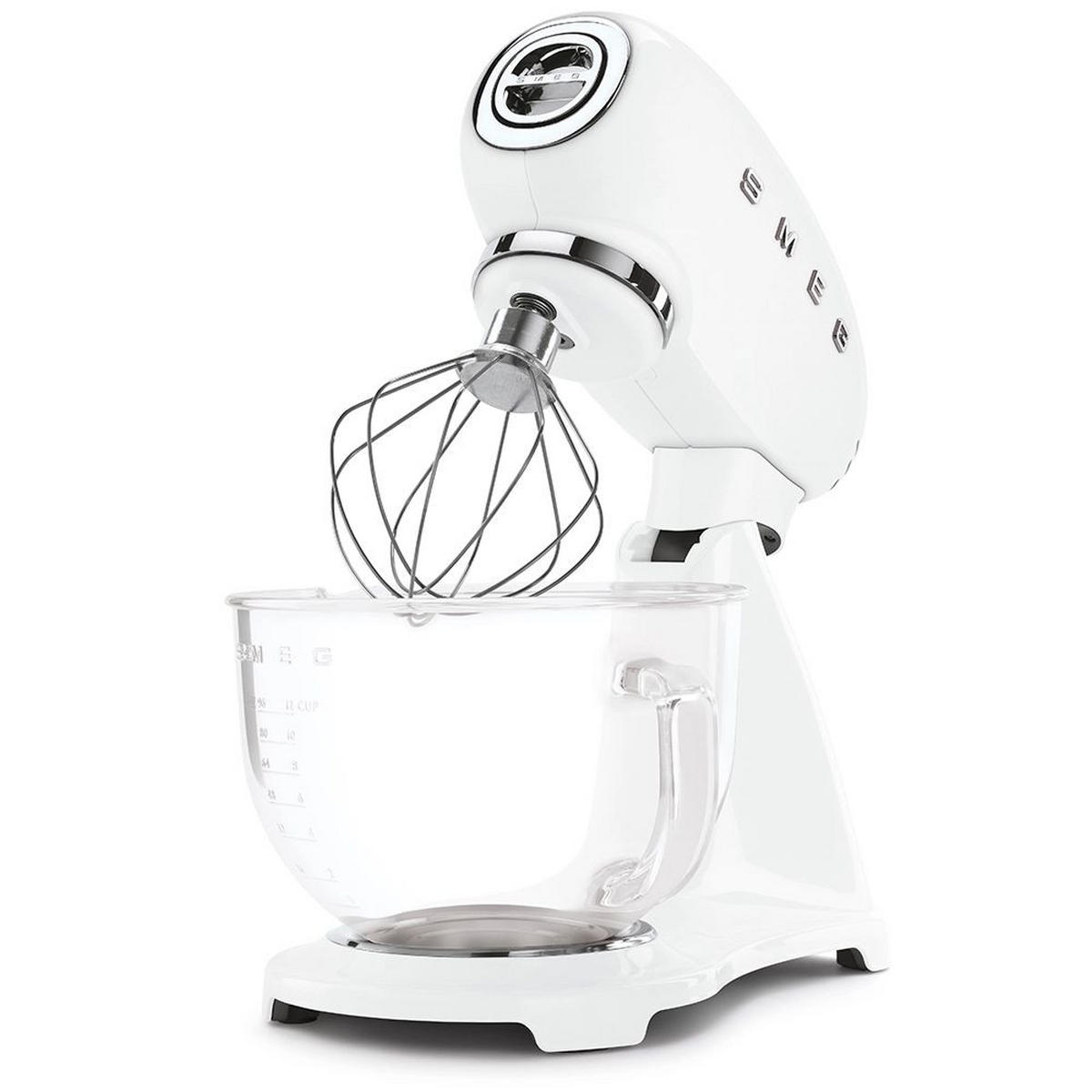 KÜCHENMASCHINE SMF13WHEU  - Weiß, Basics, Glas/Metall (40,2/37,8/22,1cm) - SMEG