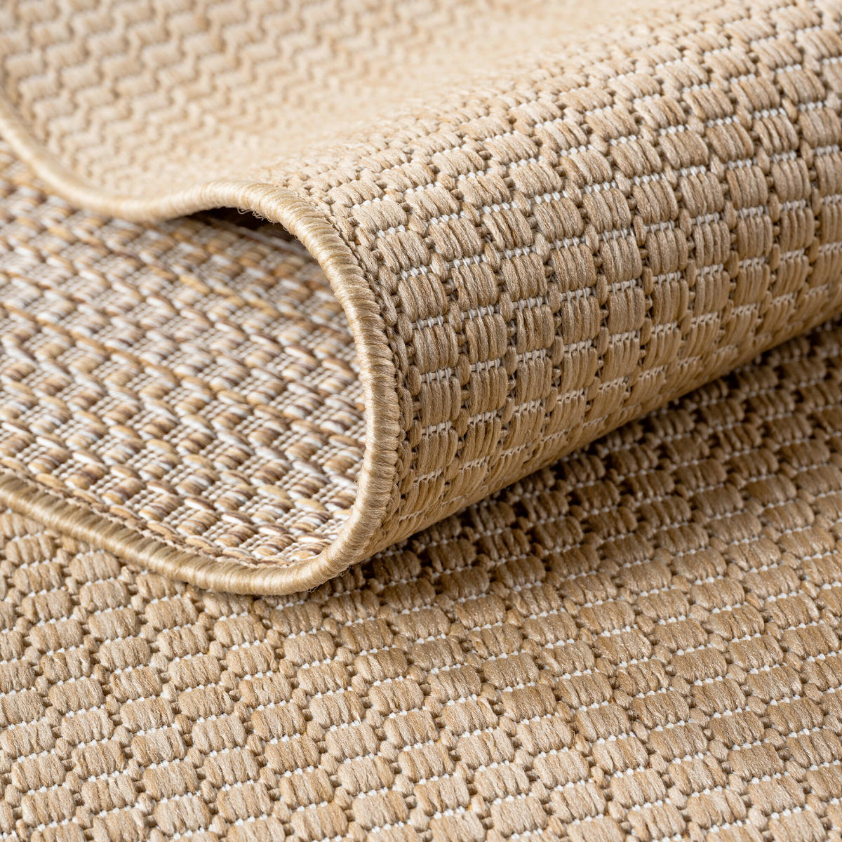 OUTDOORTEPPICH für Terrasse und Balkon 80/150 cm MIRA Beige  - Beige, Design, Textil (80/150cm) - Ayyildiz 