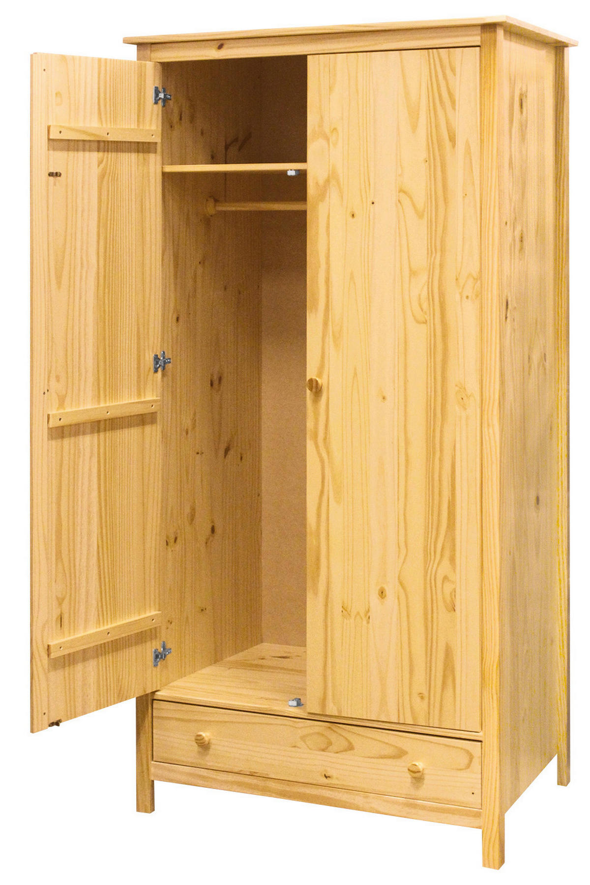 DREHTÜRENSCHRANK  in Naturfarben  - Naturfarben, Natur, Holz (100/190/58cm) - Livetastic