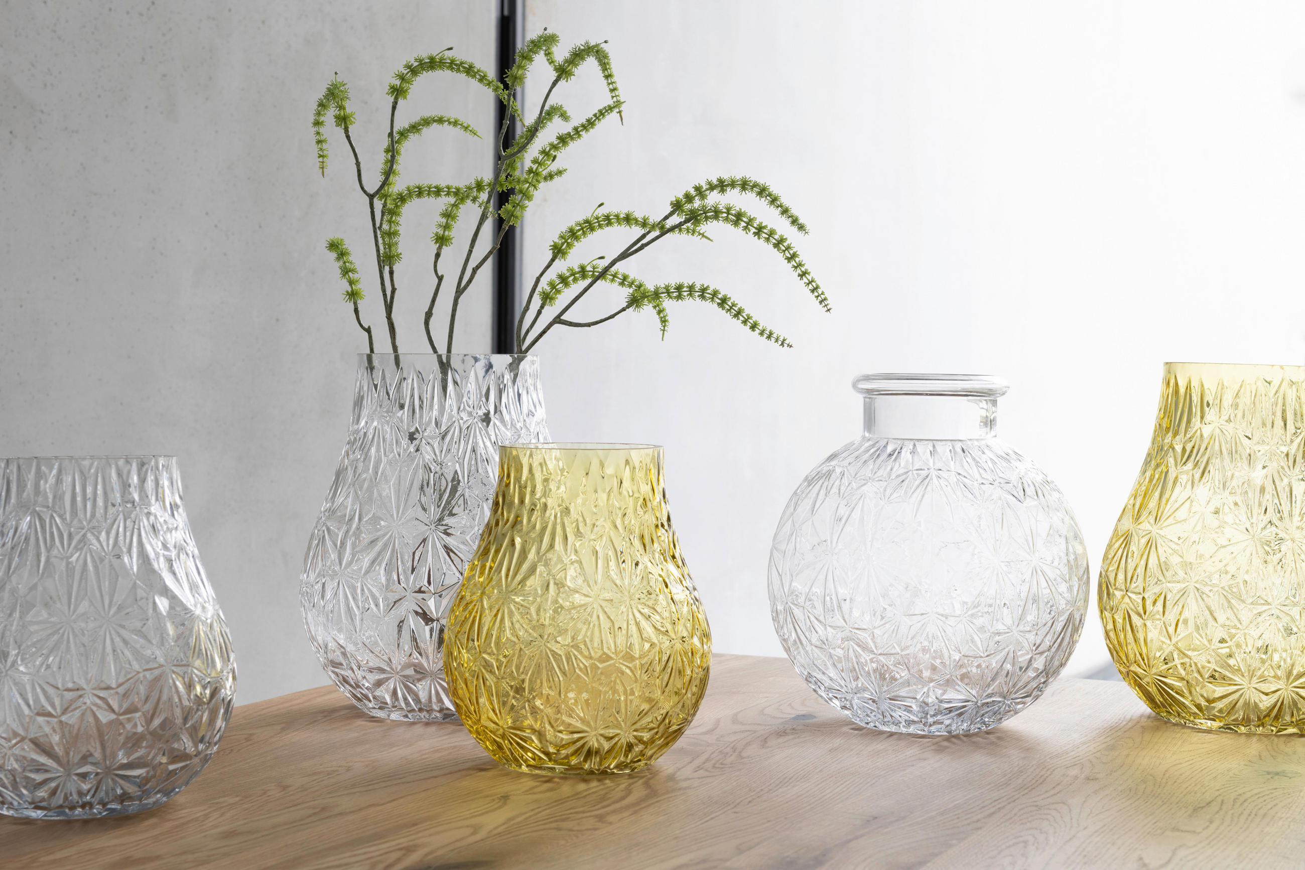 DEKOVASE  - Transparent, Basics, Glas (18/18/21,5cm)