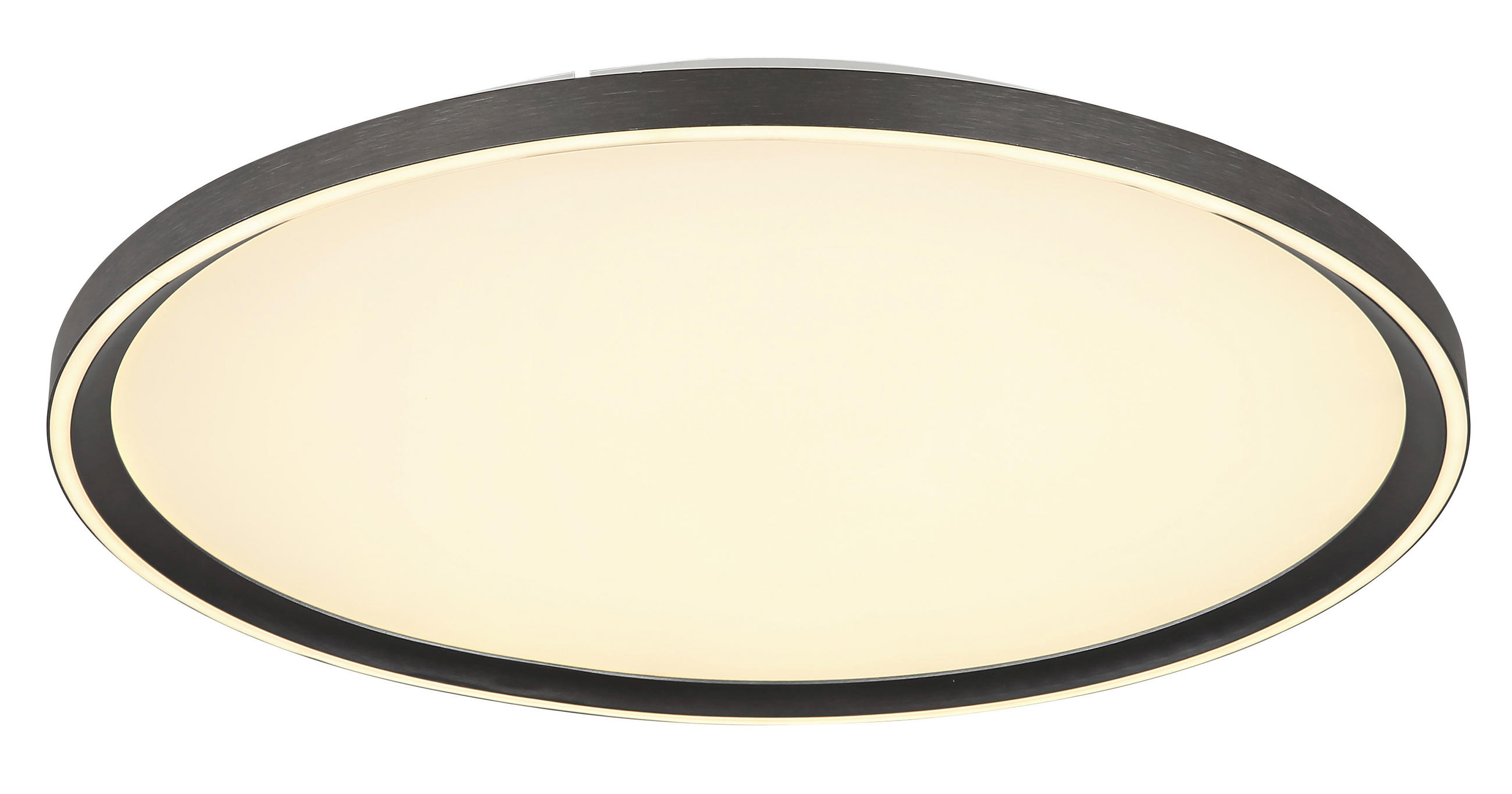 STROPNÍ LED SVÍTIDLO, 50/50/5,5 cm - opál, Basics, kov/plast (50/50/5,5cm) - Globo