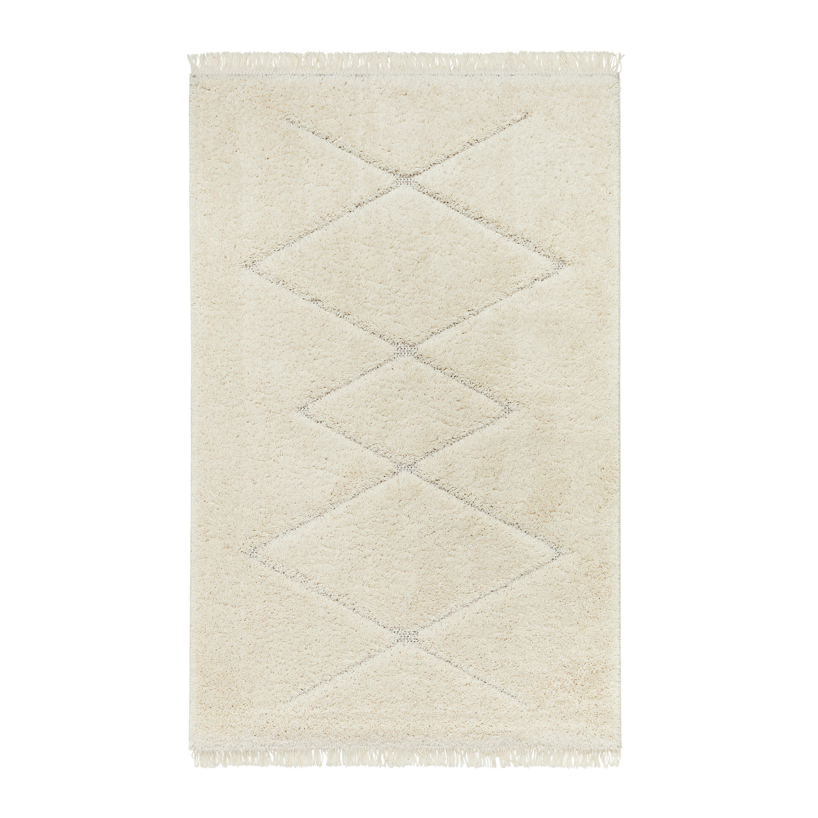 WEBTEPPICH 80/150 cm Creme  - Creme, Design, Textil (80/150cm) - Novel