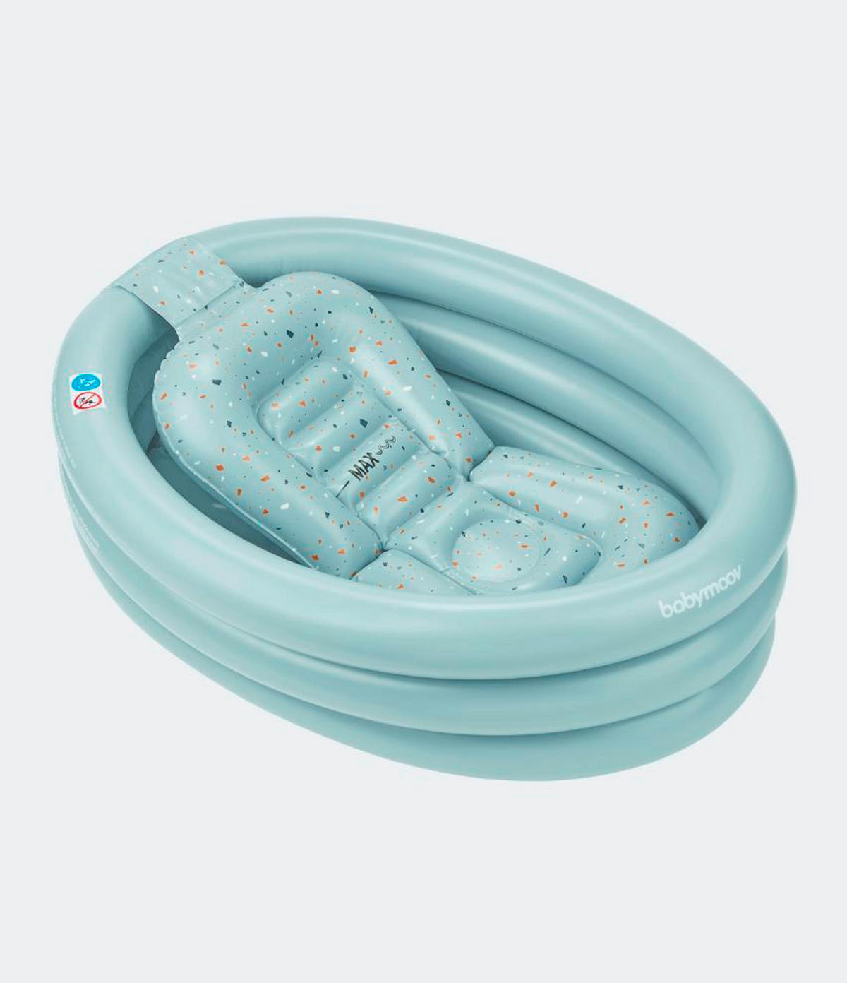 KADICA ZA BEBE  DOTS  - pastelno plava, Osnovno, plastika (80/21/52cm) - Babymoov