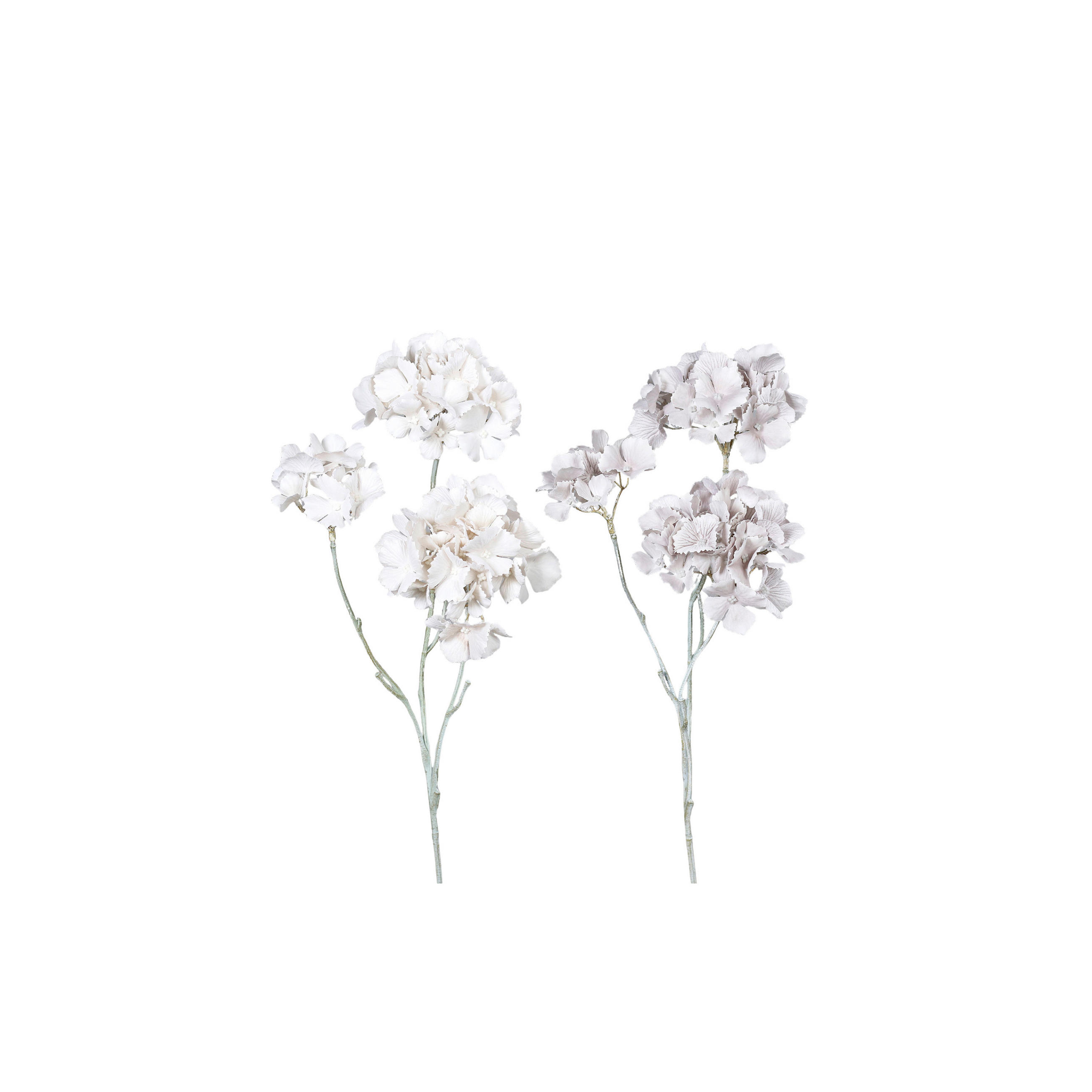 KUNSTBLUME - Grau/Grün, Basics, Kunststoff/Textil (65cm)