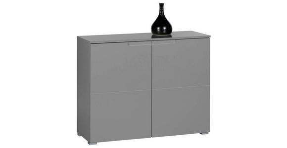 KOMMODE Spice in 100/80/40 cm - Silberfarben/Grau, Basics, Holzwerkstoff/Kunststoff (100/80/40cm) - Carryhome