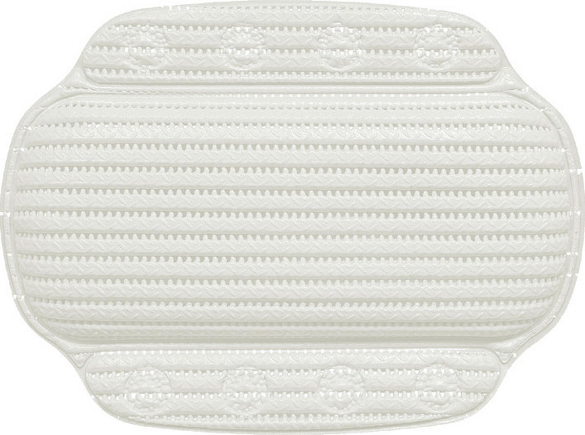 BADEWANNENEINLAGE Kunststoff  - Weiß, Basics, Kunststoff (24/32cm) - Grund