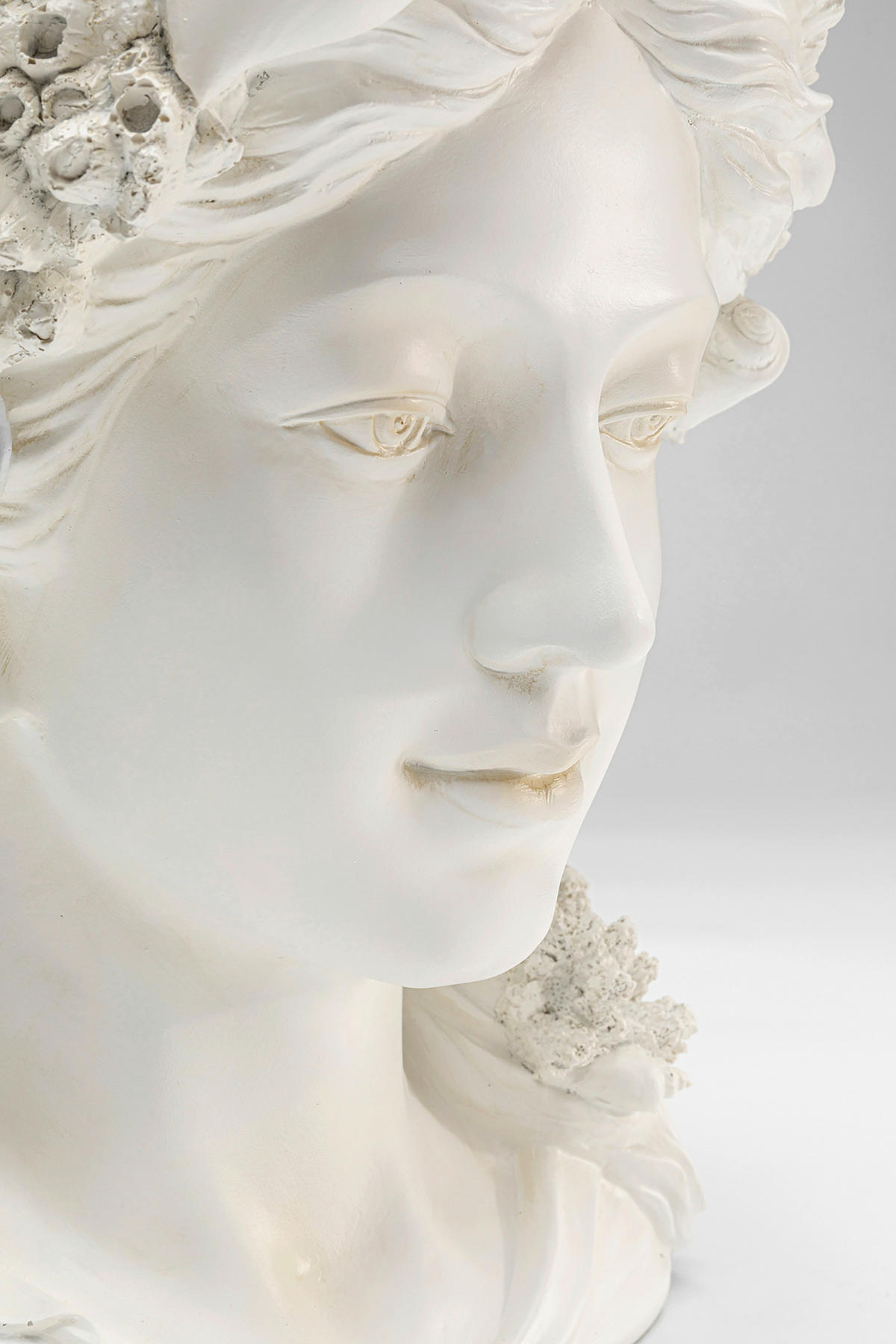 VASE  - Weiß, Design, Kunststoff (27/36,5/25cm) - Kare-Design