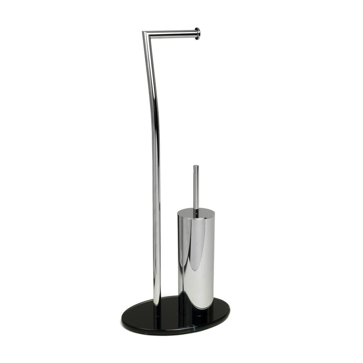 WC-BÜRSTENGARNITUR - Silberfarben, Design (28/20/71,5cm) - Moeve