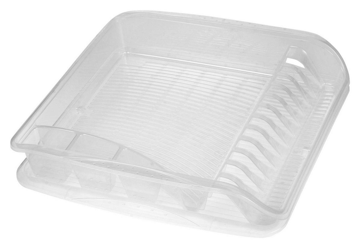 ODKVAPKÁVAČ NA RIAD - priehľadné, Basics, plast (39,5/39,5/8cm)